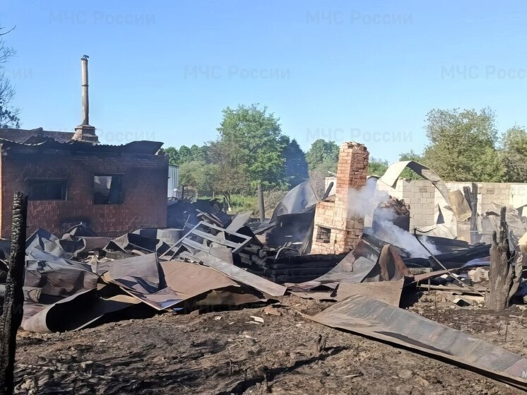 Дом в Ядринском округе сгорел из-за непотушенной сигареты