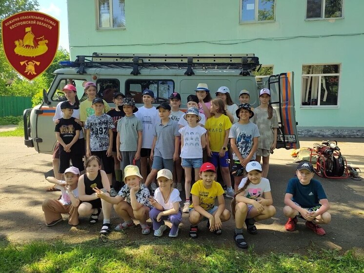 Костромские спасатели рассказали школьникам правила безопасного поведения в каникулы