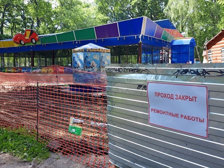 Пензенцев предупредили о перекрытии дорожек в парке Белинского в связи с реконструкцией