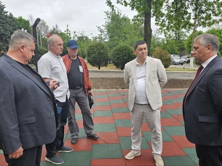 В Херсонской области прошла проверка объектов в рамках нацпроекта «Формирование комфортной городской среды»