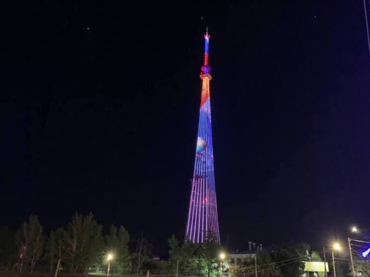 Телебашня в Омске засияет праздничной подсветкой в честь Дня защиты детей