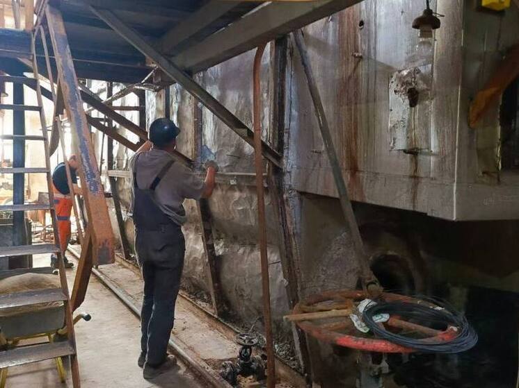 На севере Волгограда подходит к концу капитальный ремонт в котельной