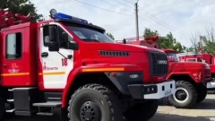 Огнеборцы Калмыкии выехали на тушение пожаров в Астраханскую область