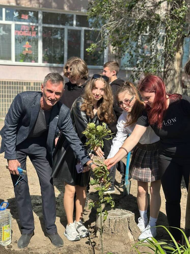 В общеобразовательной школе №1 Токмака появился сад выпускников