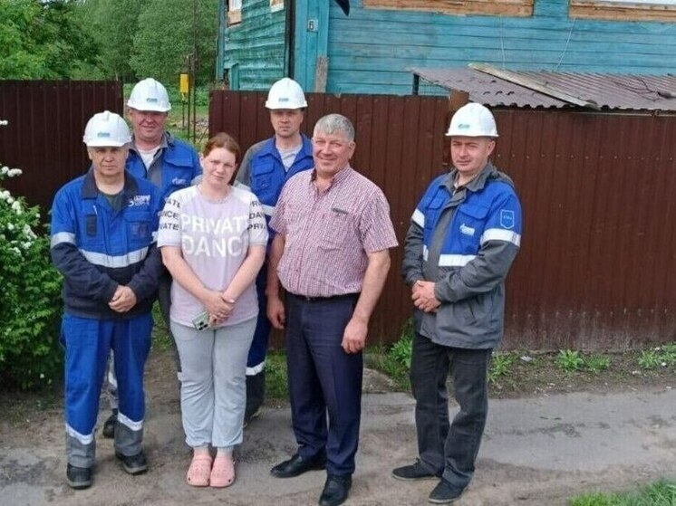 Дом семьи участника СВО газифицировали в Валдае