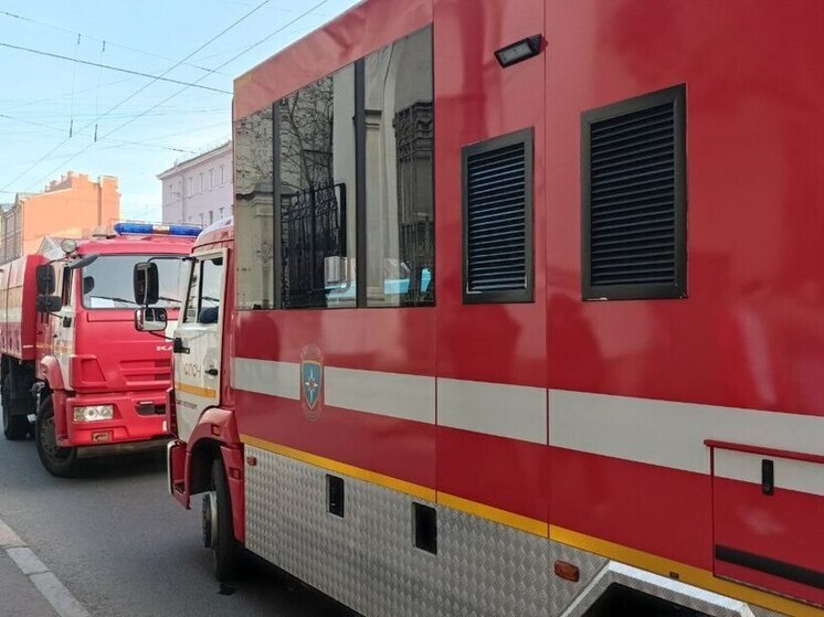 При пожаре в Адмиралтейском районе пострадала женщина