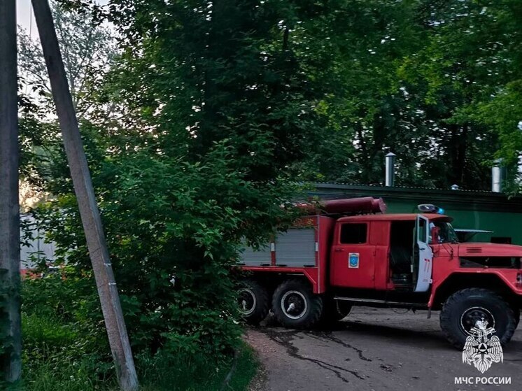  В Туле на пожаре девушка надышалась дымом
