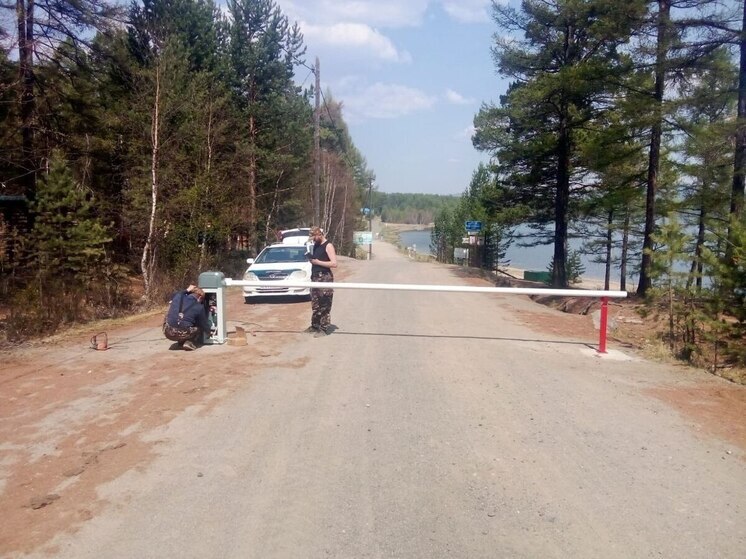 Шлагбаум установили на въезде в парк «Арей» в Забайкалье