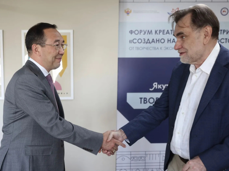 Айсен Николаев встретился с руководителем кинокомпании «СТВ» Сергеем Сельяновым