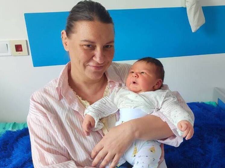 В Мелитополе родился мальчик-богатырь весом более 5 килограмм