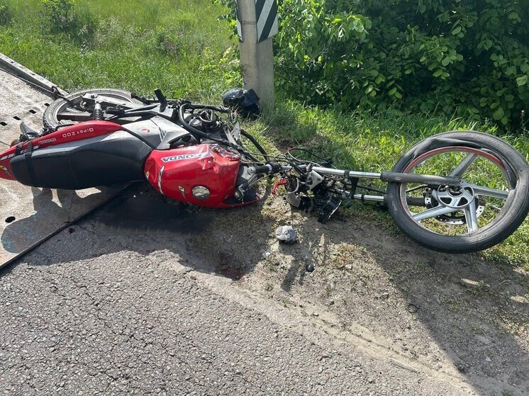 В Эртильском районе Воронежской области мотоциклист погиб в ДТП
