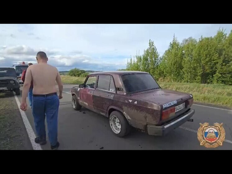 В Тулуне водитель пытался уплыть от ГИБДД