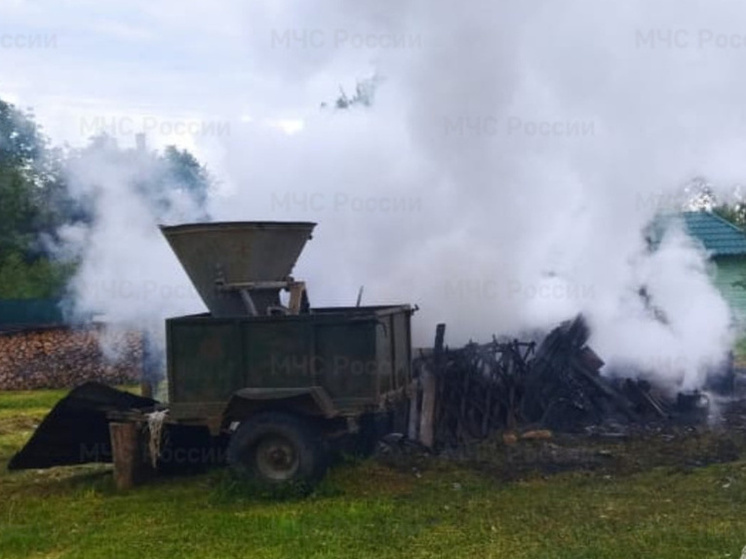 В малоярославецкой деревне уничтожена летняя кухня