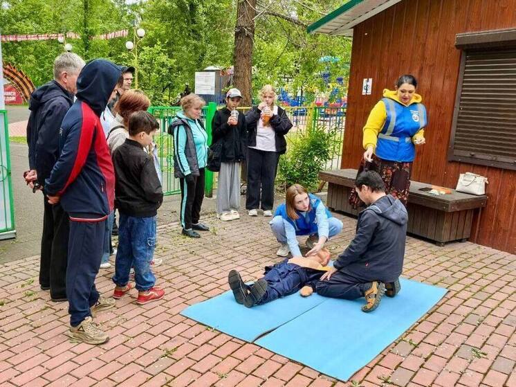 В Абакане прошли мастер-классы по первой помощи для детей