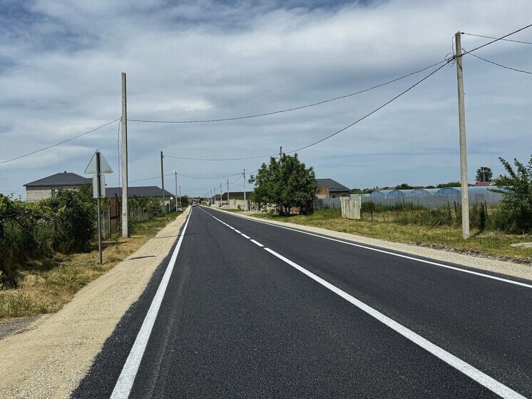 В Урванском районе КБР отремонтировали дорогу