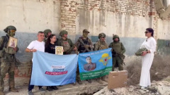 На Херсонщине бойцам 4-й боевой группы БАРС-33 передали систему связи и прибор ночного виденья 