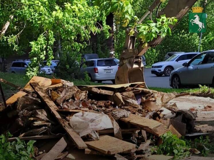 В Томске с начала года убрали более двухсот незаконных построек