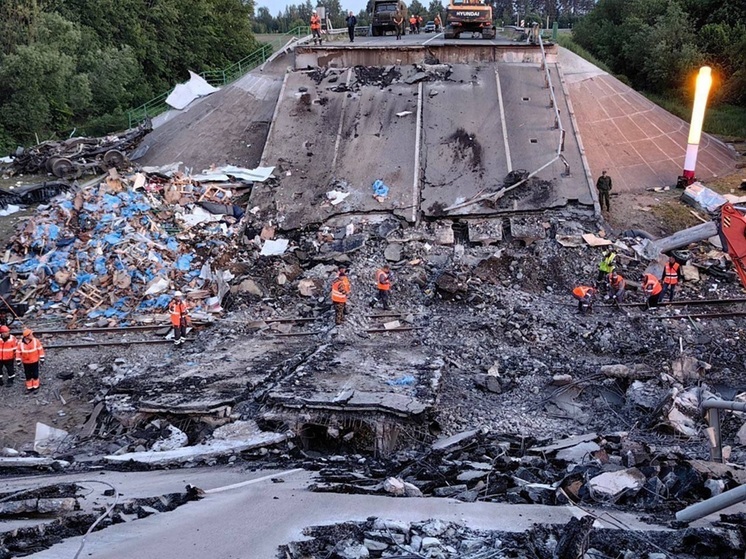 Число пострадавших при взрыве моста в Брянской области выросло до 104