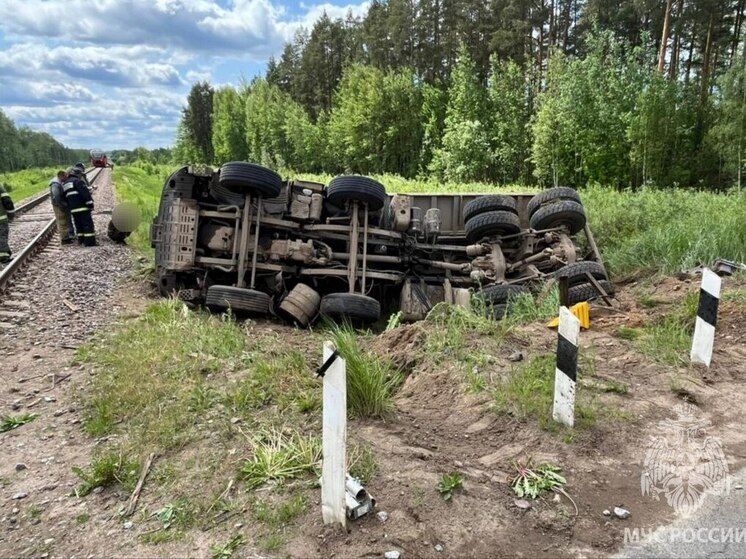 В Ивановской области столкнулись рейсовый поезд и грузовик