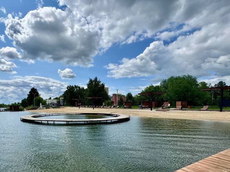 В Людинове официально открыт пляжный сезон