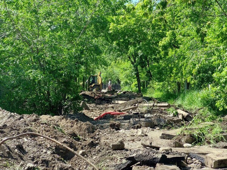 В Саяногорске начал преображаться будущий бульвар «На семи ветрах»
