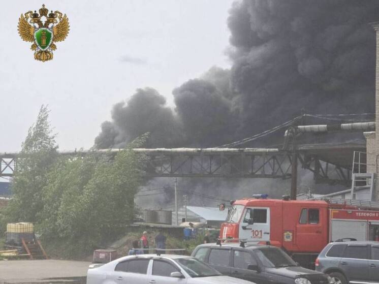 В Янино-1 пожар локализовали, Роспотребнадзор взял пробы воздуха