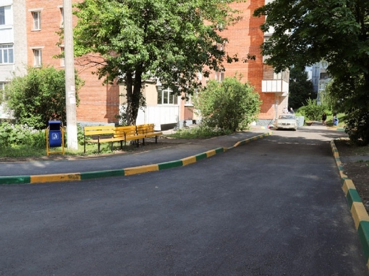 В Туле стартовала приемка обновленных дворовых территорий