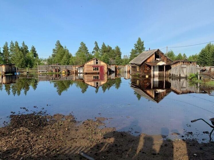 Вода в селе Чагда начала убывать после паводка, проводится оценка ущерба и восстановительные работы