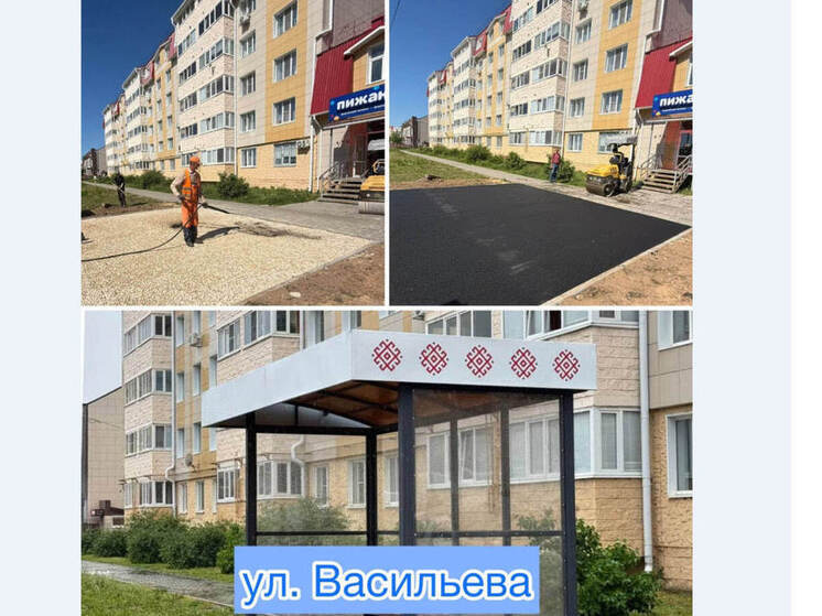 На трех улицах Йошкар-Олы установлены новые остановочные павильоны