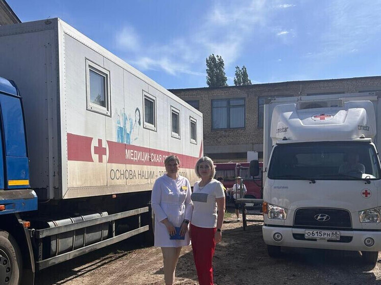 С конца апреля автопоезд «Забота» посетил девять муниципалитетов Тамбовской области