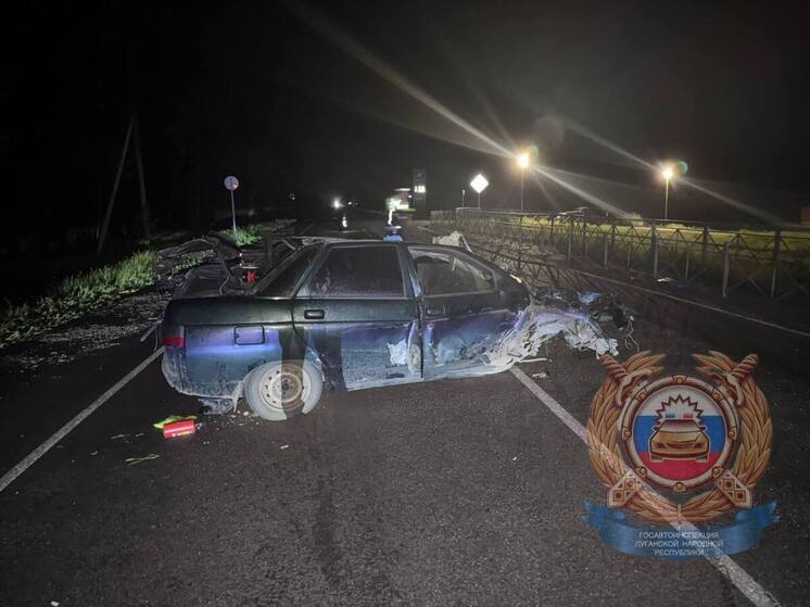 В ЛНР по вине пьяного водителя без прав произошла авария с пострадавшими