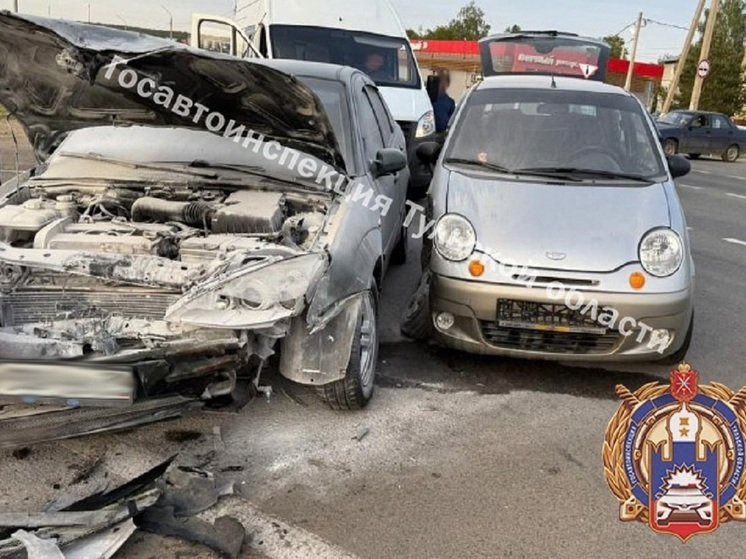 Начинающий водитель на Daewoo в Туле устроила ДТП с пострадавшим ребенком
