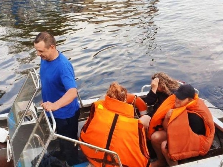 У Плеса перевернулась лодка с пассажирами