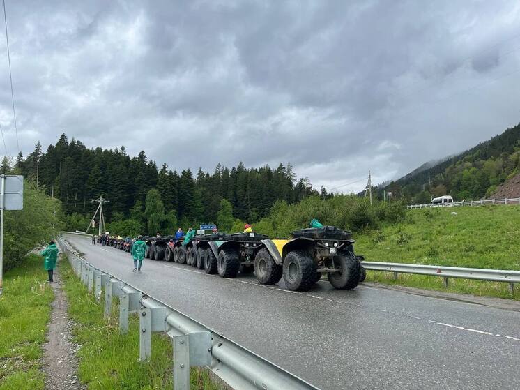 В Архызе прошли рейды квадроциклов