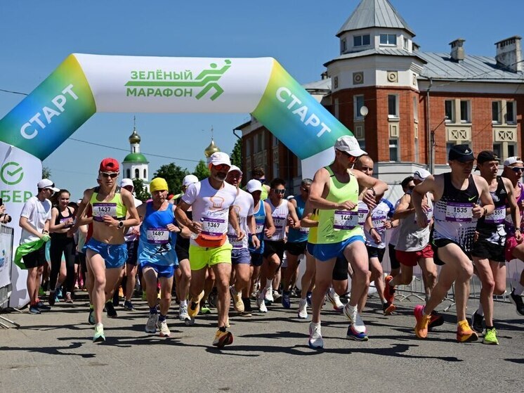 Зелёный Марафон в Йошкар-Оле пробежали более полутора тысяч человек