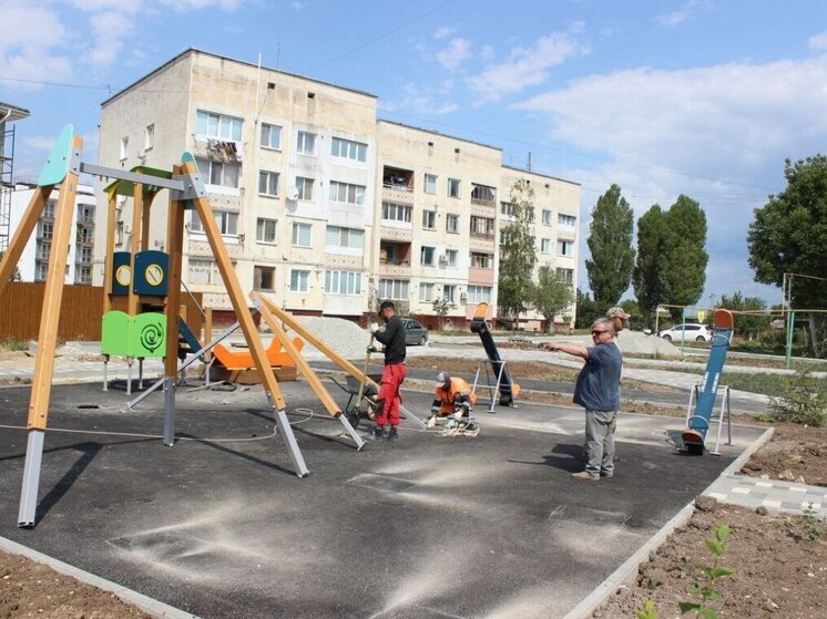 В Сакском районе обустраивают общественные пространства
