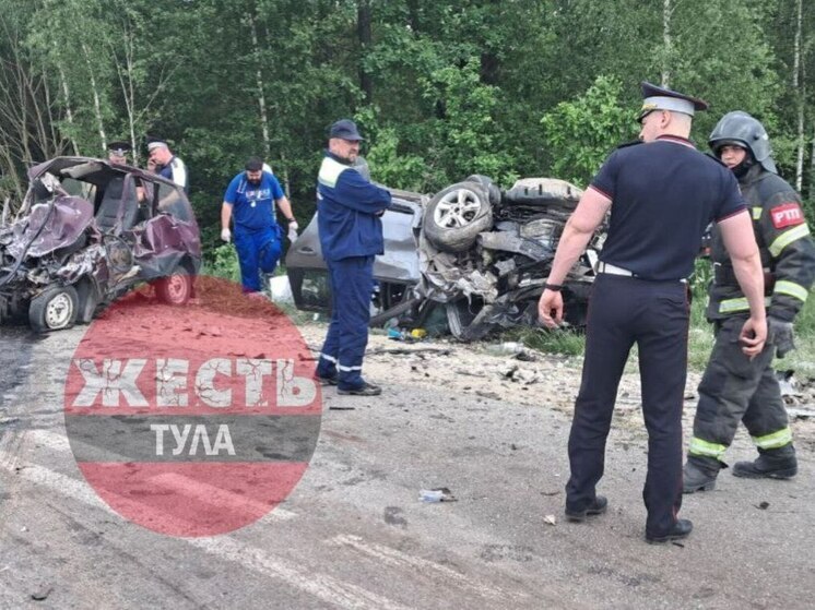 В лобовом ДТП на трассе «Тула-Белев» могли погибнуть два человека