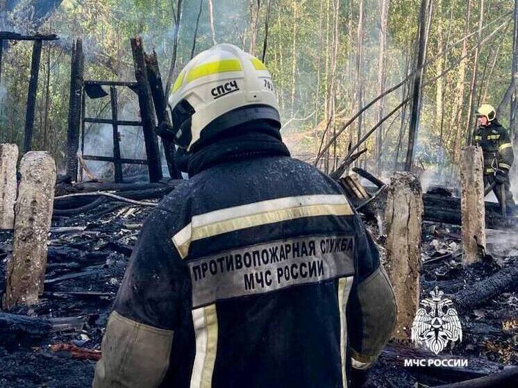 Пожар на Петербургском шоссе в Твери полностью ликвидирован