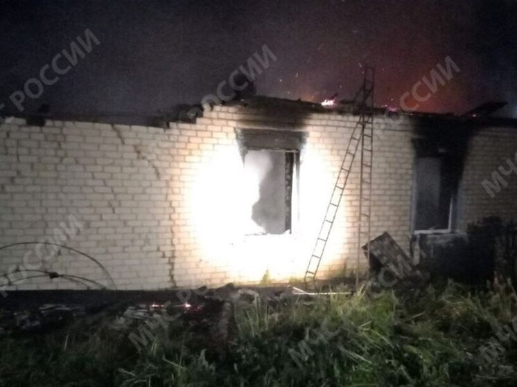 Два человека погибли при пожаре в брянской деревне Потрясовка