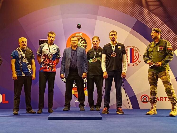 Спортсмен из ЯНАО взял бронзу чемпионата России по дартсу