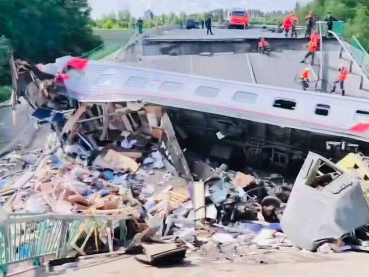 Появились новые подробности ЧП с поездом под Брянском