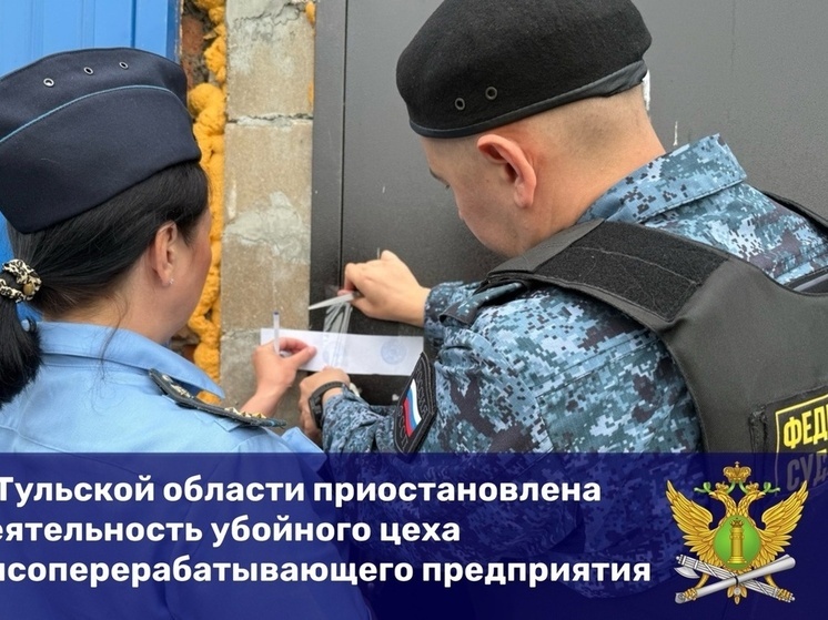 Закрытый под Тулой убойный цех принадлежал ООО «Мясопродукт»