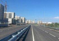 В микрорайоне 3 жилого района «Солнечный» состоялось открытие четырехполосной магистрали