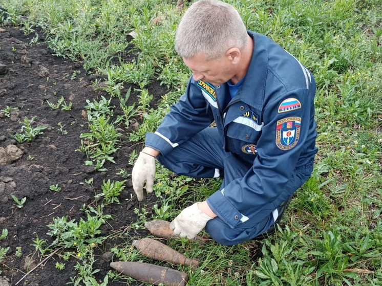 Три боеприпаса времен ВОВ уничтожили под Воронежем