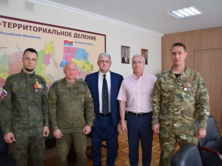 Эдуард Кузнецов встретился с бойцами СВО из Каневского района