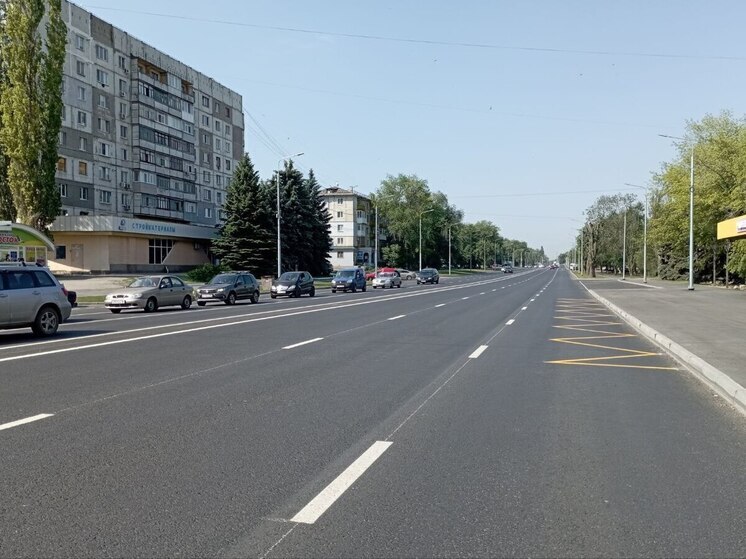 В Луганске близится к завершению масштабная реконструкция улицы Ватутина