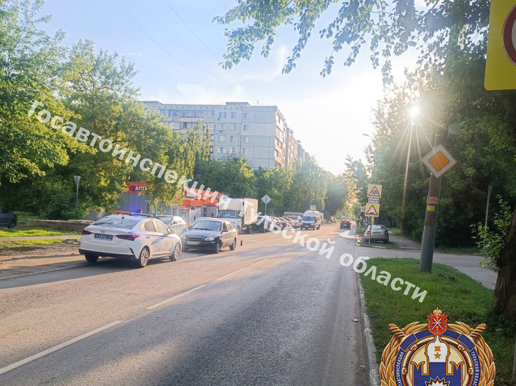  В Туле автомобиль сбил юного велосипедиста на Литейной улице