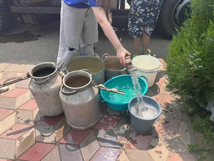 Село Новое Запорожской области получило питьевую воду благодаря «Молодой Гвардии ЕР»