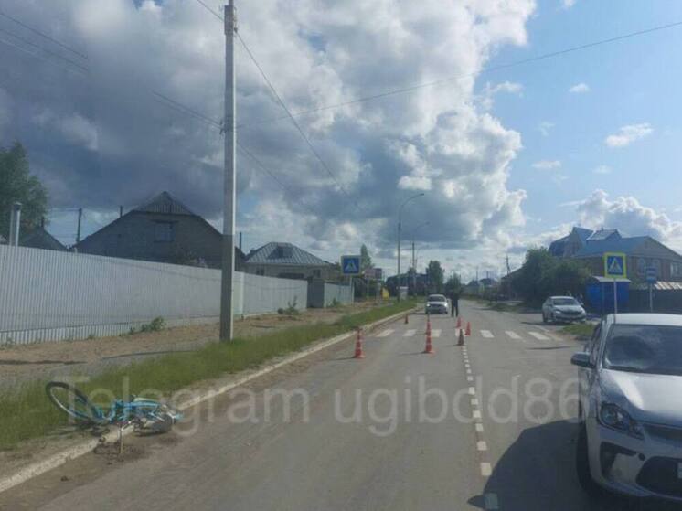 В Югре на "зебре" сбили ребенка