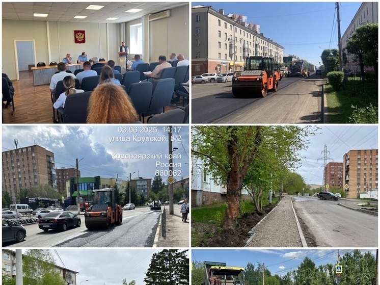 Прокуратура контролирует ход ремонта дорог в Красноярске: выявлены задержки